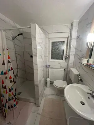Ein Badezimmer in der Unterkunft Apartment with flair and top location