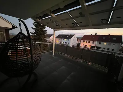 Ein Balkon oder eine Terrasse in der Unterkunft Apartment with flair and top location