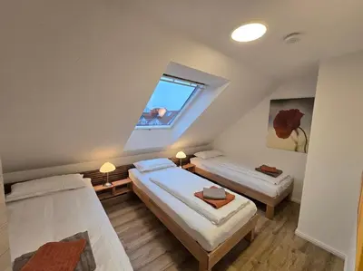 Ein Bett oder Betten in einem Zimmer der Unterkunft Appartment Valentina