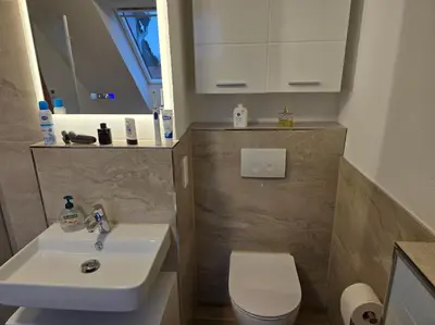 Ein Badezimmer in der Unterkunft Appartment Valentina