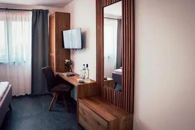 TV/Unterhaltungsangebot in der Unterkunft Gästezimmer im FamilienWeingut Räder