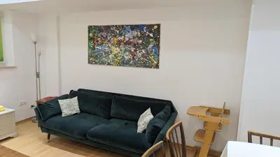 Ein Sitzbereich in der Unterkunft FeWo-Seeheim Barrierefrei EG