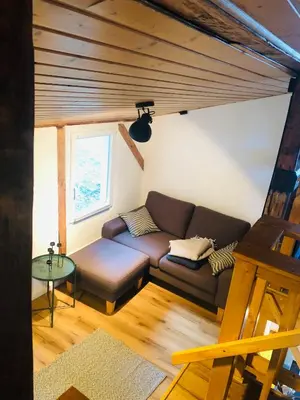 Ein Sitzbereich in der Unterkunft Alte Töpferei