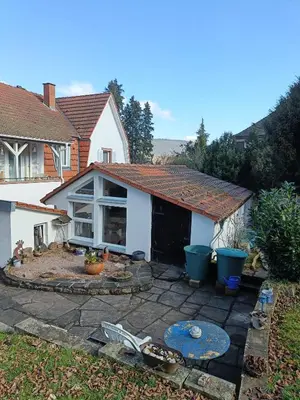 Das Gebäude in dem sich die Ferienwohnung befindet