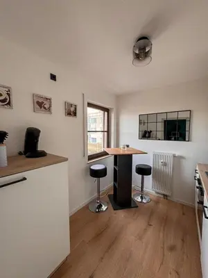 Küche/Küchenzeile in der Unterkunft Charmante Schlossblick Wohnung