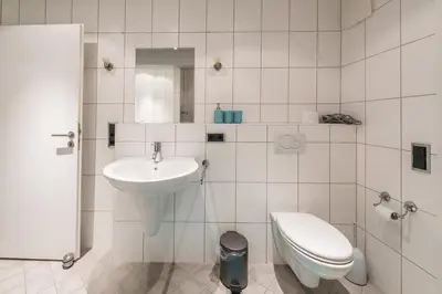 Ein Badezimmer in der Unterkunft Modern apartment, that's how you live