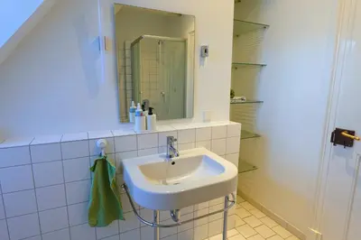 Ein Badezimmer in der Unterkunft Quadrate Hostel Mannheim Z6 Denkmalschutz