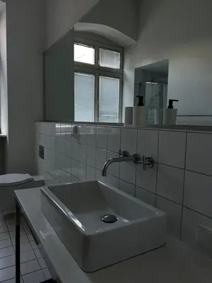 Ein Badezimmer in der Unterkunft Quadrate Hostel Mannheim Z6 Denkmalschutz