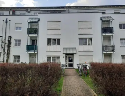 Das Gebäude in dem sich die Ferienwohnung befindet