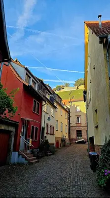 Das Gebäude in dem sich die Ferienwohnung befindet