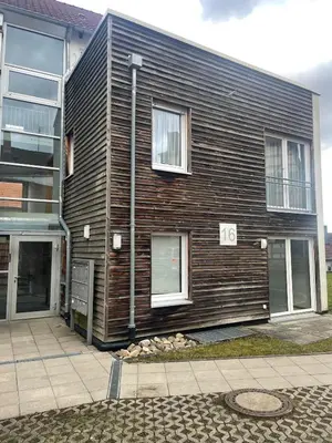 Das Gebäude in dem sich die Ferienwohnung befindet