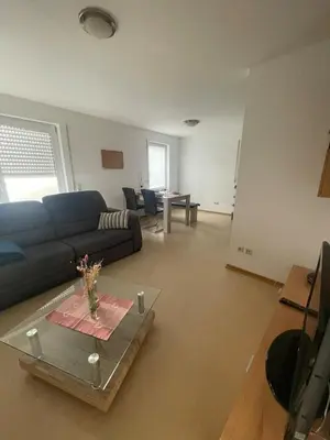 Ein Sitzbereich in der Unterkunft Ferienwohnung im Herzen von Walldürn