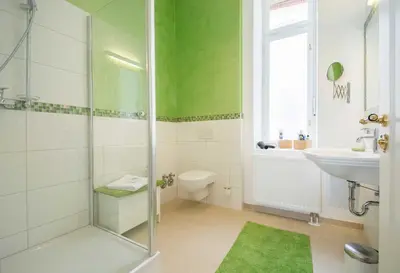 Ein Badezimmer in der Unterkunft Boardinghouse Luise 5