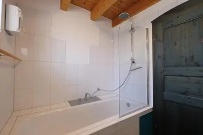 Ein Badezimmer in der Unterkunft Ferienwohnung in charmantem Fachwerkhaus