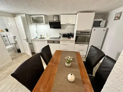 Küche/Küchenzeile in der Unterkunft Schöne Wohnung in der Altstadt