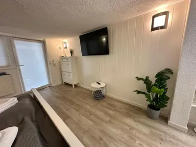 TV/Unterhaltungsangebot in der Unterkunft Schöne Wohnung in der Altstadt