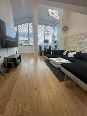 TV/Unterhaltungsangebot in der Unterkunft Panthouse Wohnung Ludwigsburg Zentrum