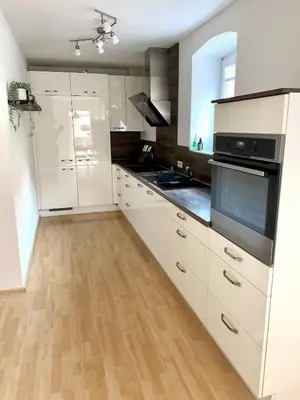 Küche/Küchenzeile in der Unterkunft Apartment Katz