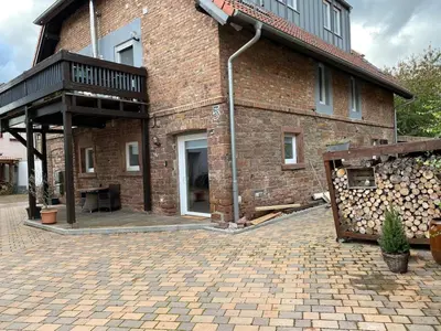 Das Gebäude in dem sich die Ferienwohnung befindet