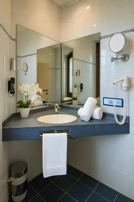 Ein Badezimmer in der Unterkunft AR Boutique Hotel Mannheim
