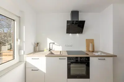 Küche/Küchenzeile in der Unterkunft Troja Living Helena - Wohnung zentral in Bruchsal