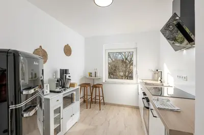 Küche/Küchenzeile in der Unterkunft Troja Living Helena - Wohnung zentral in Bruchsal