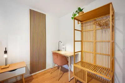 Grundriss der Unterkunft Moderne, ruhige Wohnung mit Parkplatz