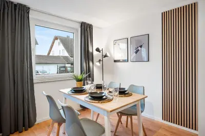 Grundriss der Unterkunft Moderne, ruhige Wohnung mit Parkplatz