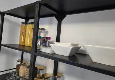 Ein Badezimmer in der Unterkunft Modernes und gemütliches Studio in Karlsruhes Zentrum - APOLONIAliving