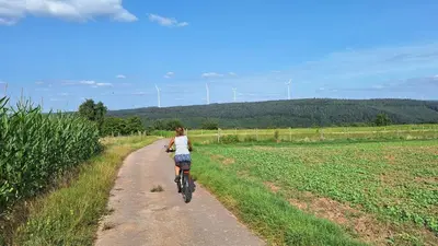 Naturlandschaft in der Nähe der Ferienwohnung