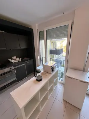Küche/Küchenzeile in der Unterkunft Zentrale Wohnung in Ludwigsburg Mitte