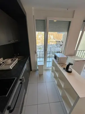 Küche/Küchenzeile in der Unterkunft Zentrale Wohnung in Ludwigsburg Mitte