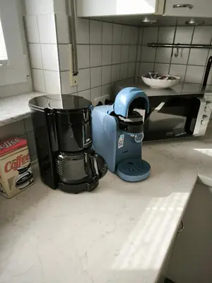 Küche/Küchenzeile in der Unterkunft Weinbergblick