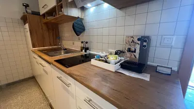 Küche/Küchenzeile in der Unterkunft Zum Sterngässchen