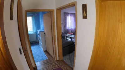 Ein Bett oder Betten in einem Zimmer der Unterkunft Ferienwohnung Landliebe