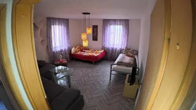 Ein Bett oder Betten in einem Zimmer der Unterkunft Ferienwohnung Landliebe