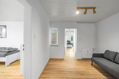 Ein Sitzbereich in der Unterkunft SE02 Unterkunft in Pfungstadt!