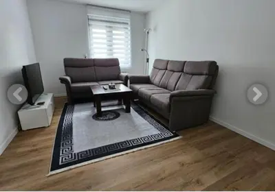 Ein Sitzbereich in der Unterkunft Kilicer Apartment Durmersheim - Rasatt - Karlsruhe 76448 Durmersheim