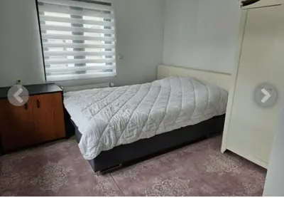 Ein Bett oder Betten in einem Zimmer der Unterkunft Kilicer Apartment Durmersheim - Rasatt - Karlsruhe 76448 Durmersheim