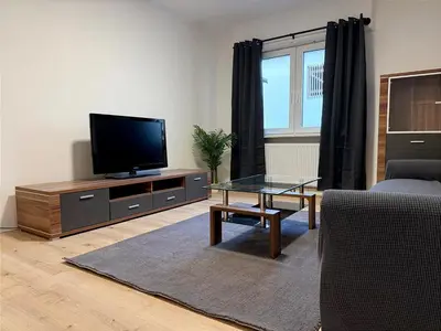 TV/Unterhaltungsangebot in der Unterkunft Neue moderne Monteurwohnung