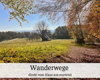 Naturlandschaft in der Nähe des Ferienhauses