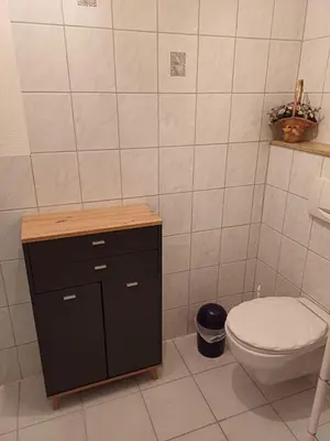 Ein Badezimmer in der Unterkunft Ferienwohnung Sonnenschein Dittwar