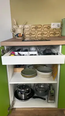 Küche/Küchenzeile in der Unterkunft Apartment on Bergstraße