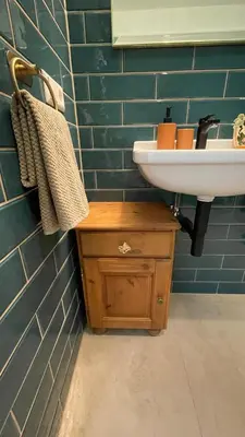 Ein Badezimmer in der Unterkunft Apartment on Bergstraße
