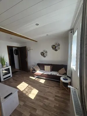 Küche/Küchenzeile in der Unterkunft Ferienwohnung Ilkas Inn