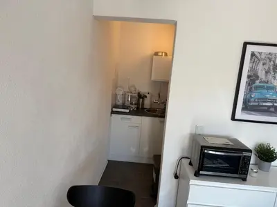 Küche/Küchenzeile in der Unterkunft Ferienwohnung Tanja