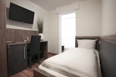 Ein Bett oder Betten in einem Zimmer der Unterkunft Hotel Altavilla