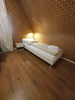 Ein Bett oder Betten in einem Zimmer der Unterkunft Zentrales, charmantes Zimmer direkt an der Universitätsklinik Mainz