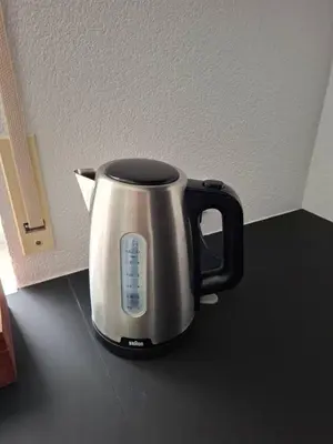 Kaffee-/Teezubehör in der Unterkunft 3 Zimmer Appartement am Wildpark, 83 m nahe Fachhochschule Wirtschaft