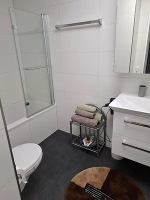 Ein Badezimmer in der Unterkunft 3 Zimmer Apartment am Wildpark